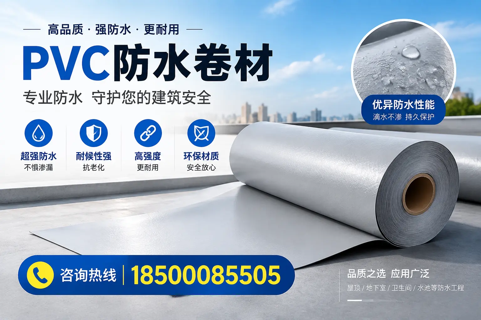 和田地区pvc防水卷材的市场现状与发展趋势